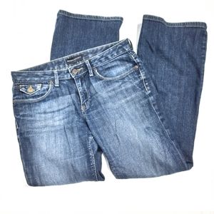 Banana Republic Blue Flare Leg Jeans